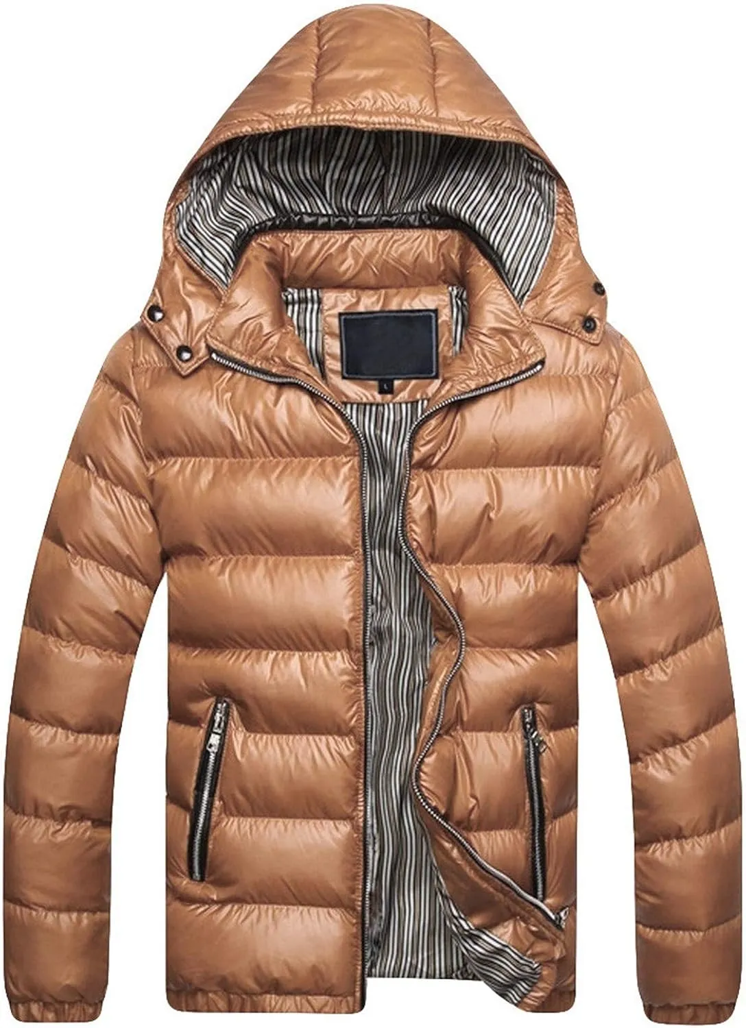 Jacket Cotton Padded Removable Cotton Winter Coat Warm Thickening Men's Hat Men's Coats Jackets Down Coat