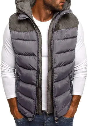 Jacket Men's Hoodie Autumn Winter Zipper Fashion Color Waistcoat Vest Top Coat Jackets for Men