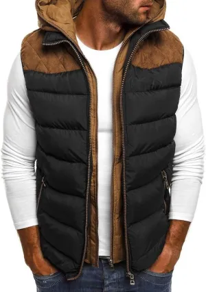 Jacket Men's Hoodie Autumn Winter Zipper Fashion Color Waistcoat Vest Top Coat Jackets for Men