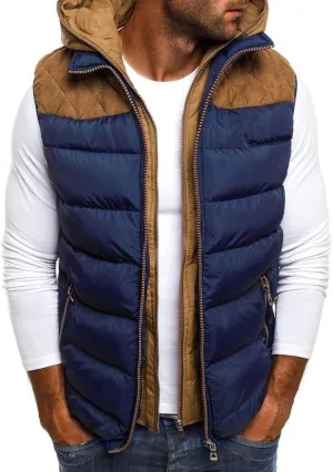 Jacket Men's Hoodie Autumn Winter Zipper Fashion Color Waistcoat Vest Top Coat Jackets for Men