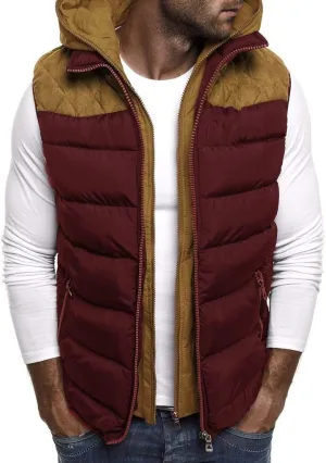 Jacket Men's Hoodie Autumn Winter Zipper Fashion Color Waistcoat Vest Top Coat Jackets for Men