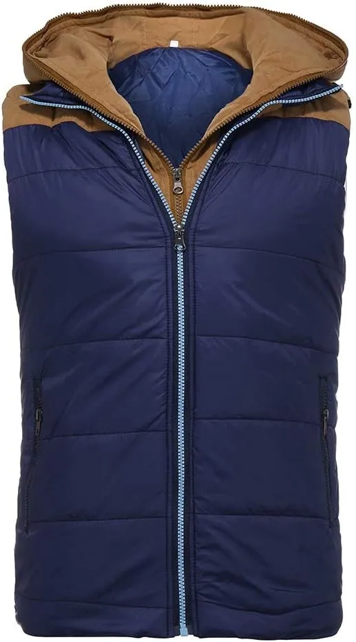 Jacket Men's Hoodie Autumn Winter Zipper Fashion Color Waistcoat Vest Top Coat Jackets for Men