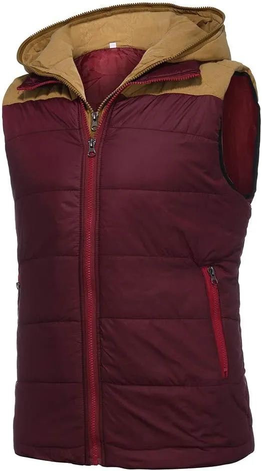 Jacket Men's Hoodie Autumn Winter Zipper Fashion Color Waistcoat Vest Top Coat Jackets for Men