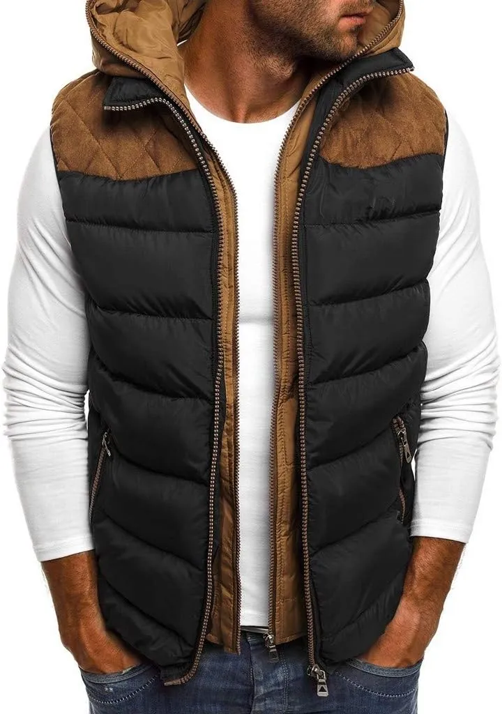 Jacket Men's Hoodie Autumn Winter Zipper Fashion Color Waistcoat Vest Top Coat Jackets for Men