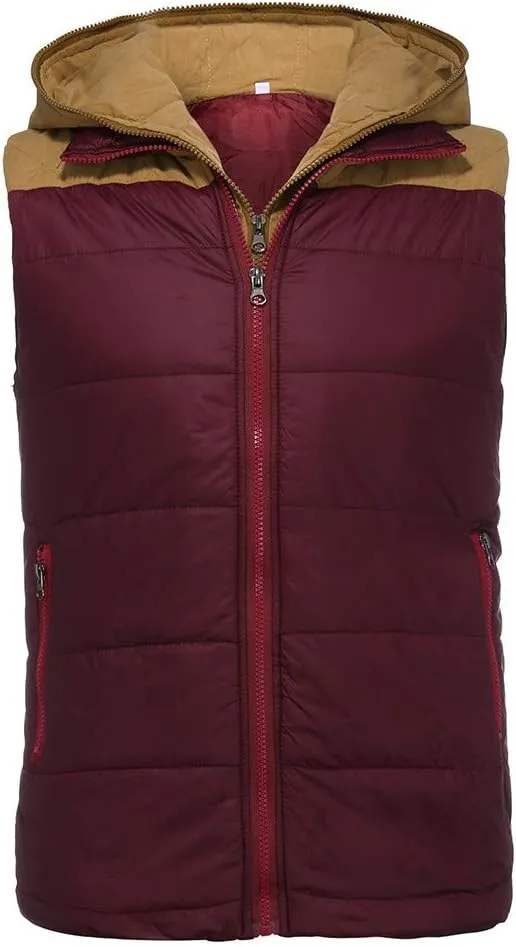 Jacket Men's Hoodie Autumn Winter Zipper Fashion Color Waistcoat Vest Top Coat Jackets for Men