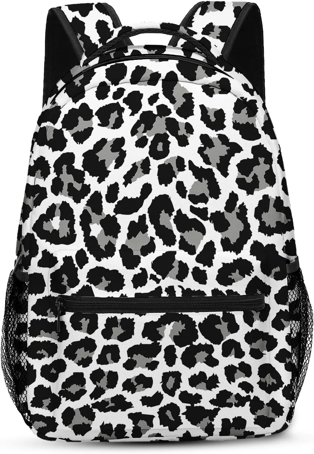 Kids Backpack for Teens Girls Boys, Leopard Cheetah African Retro Animal Skin Water Resistant Child Bookbag School Bag with Adjustable Padded Straps