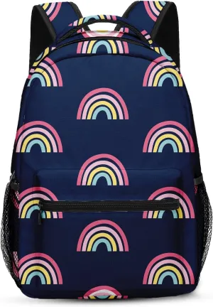 Kids Backpack Rainbow Unicorn Backpack for Girls Boys 4-6, Lightweight and Water Resistant kindergarten Bag Toddler Bookbag with Chest Strap