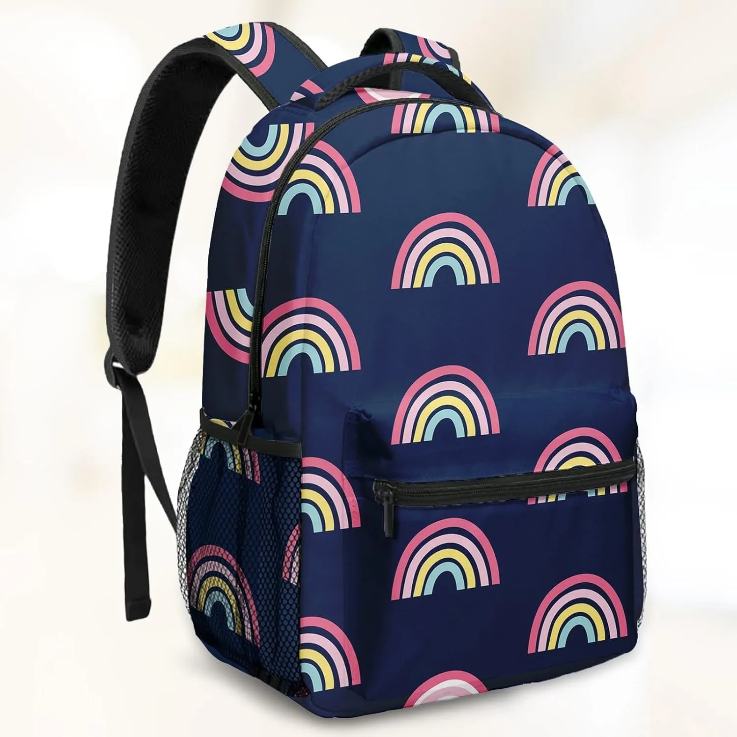 Kids Backpack Rainbow Unicorn Backpack for Girls Boys 4-6, Lightweight and Water Resistant kindergarten Bag Toddler Bookbag with Chest Strap