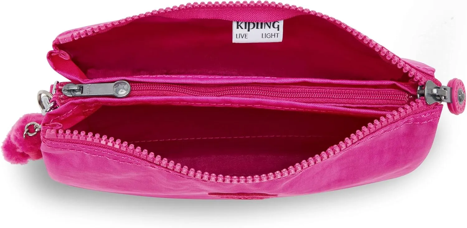 Kipling Women's Creativity Extra Large Wristlet, Versatile Cosmetics Kit, Lightweight Travel Organizer