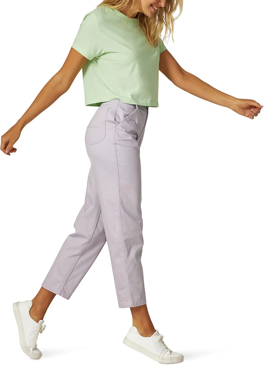 Lee Women's High Rise Chetopa Flat Front Chino Pant