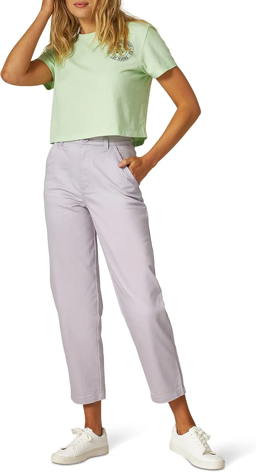 Lee Women's High Rise Chetopa Flat Front Chino Pant