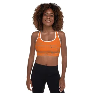Life League Gear - ADAPT - High Viz Orange - Padded Sports Bra