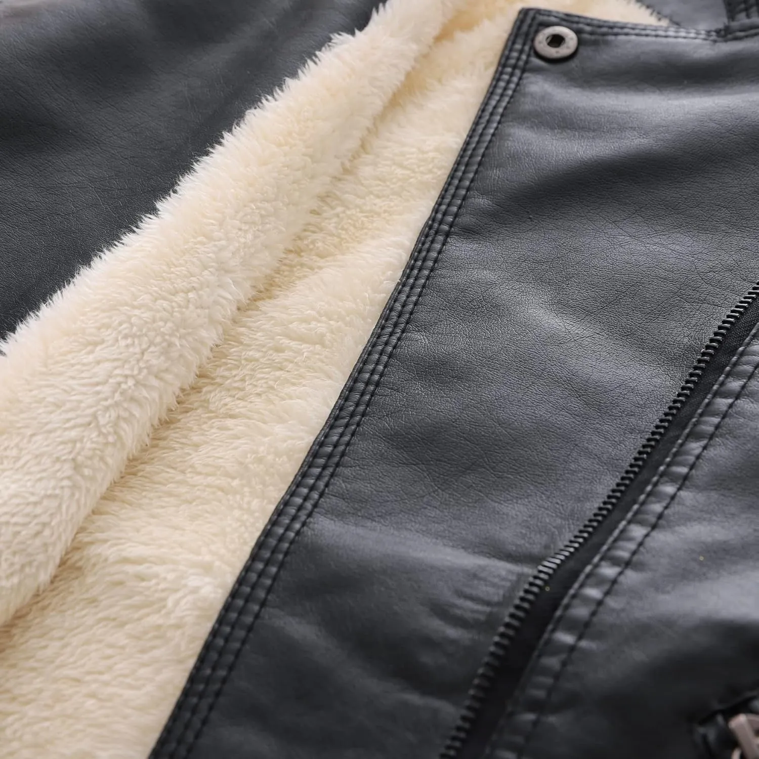 LJYH Boys Spring Faux Leather Moto Jackets Kids Zipper Fall Coats Outerwear