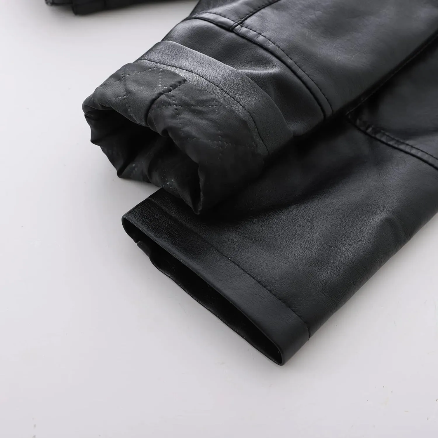 LJYH Boys Spring Faux Leather Moto Jackets Kids Zipper Fall Coats Outerwear