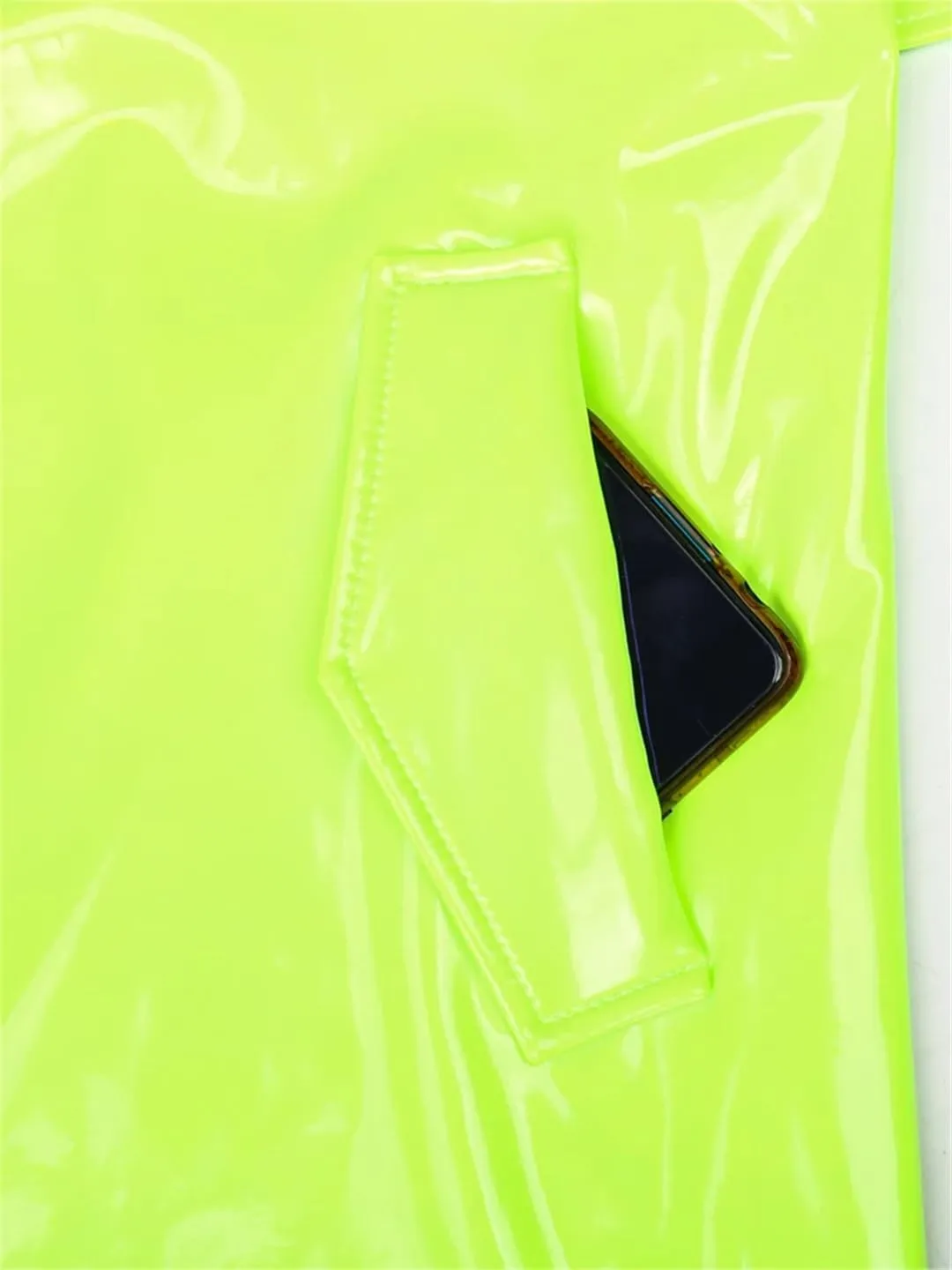 Long Oversized Patent Leather Trench Coat For Women Sashes Sashes Plus Size Outerwear Jackets