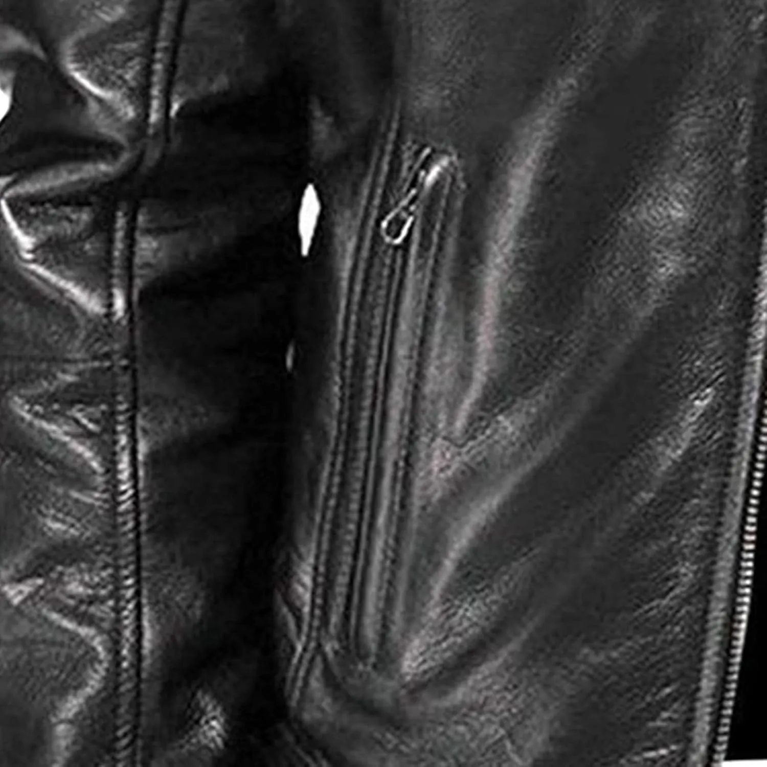 Maiyifu-GJ Men's Faux Leather Biker Jacket Vintage Motorcycle Jacket Outerwear Retro Stand Collar PU Leather Slim Fit Coat