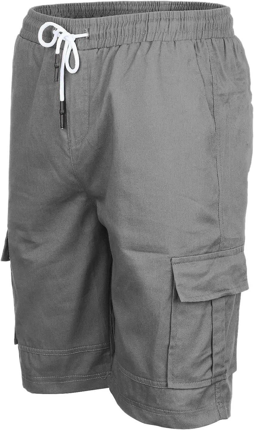 Mens 2024 Cargo Shorts Multi Pockets Combat Track Fashion Outdoor Hiking Bermuda Solid Hipster Street Versatile Casual Pants