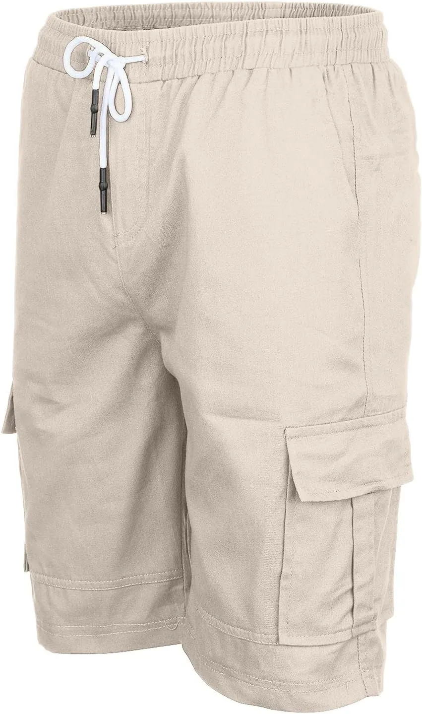 Mens 2024 Cargo Shorts Multi Pockets Combat Track Fashion Outdoor Hiking Bermuda Solid Hipster Street Versatile Casual Pants