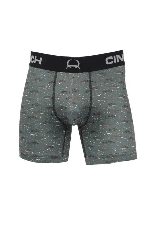 Men's 6in Fish Print Boxer Brief