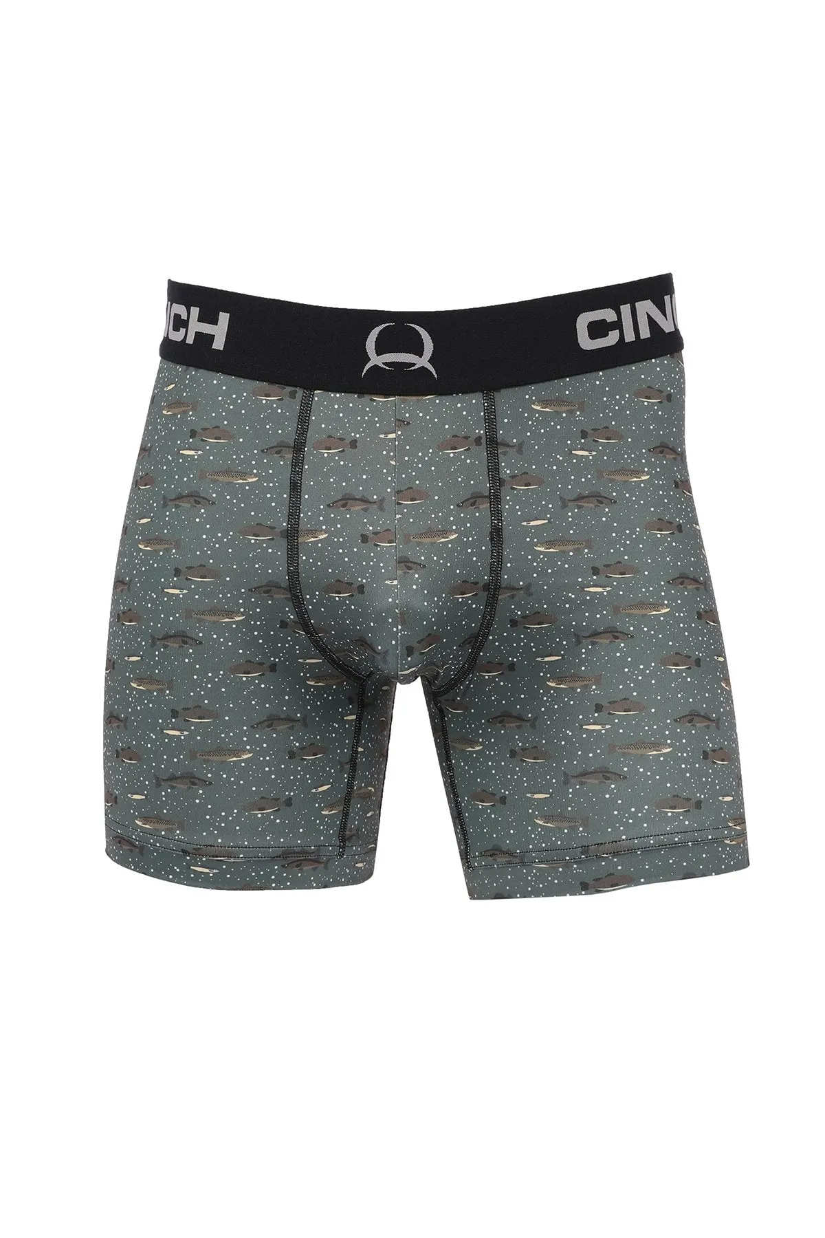 Men's 6in Fish Print Boxer Brief