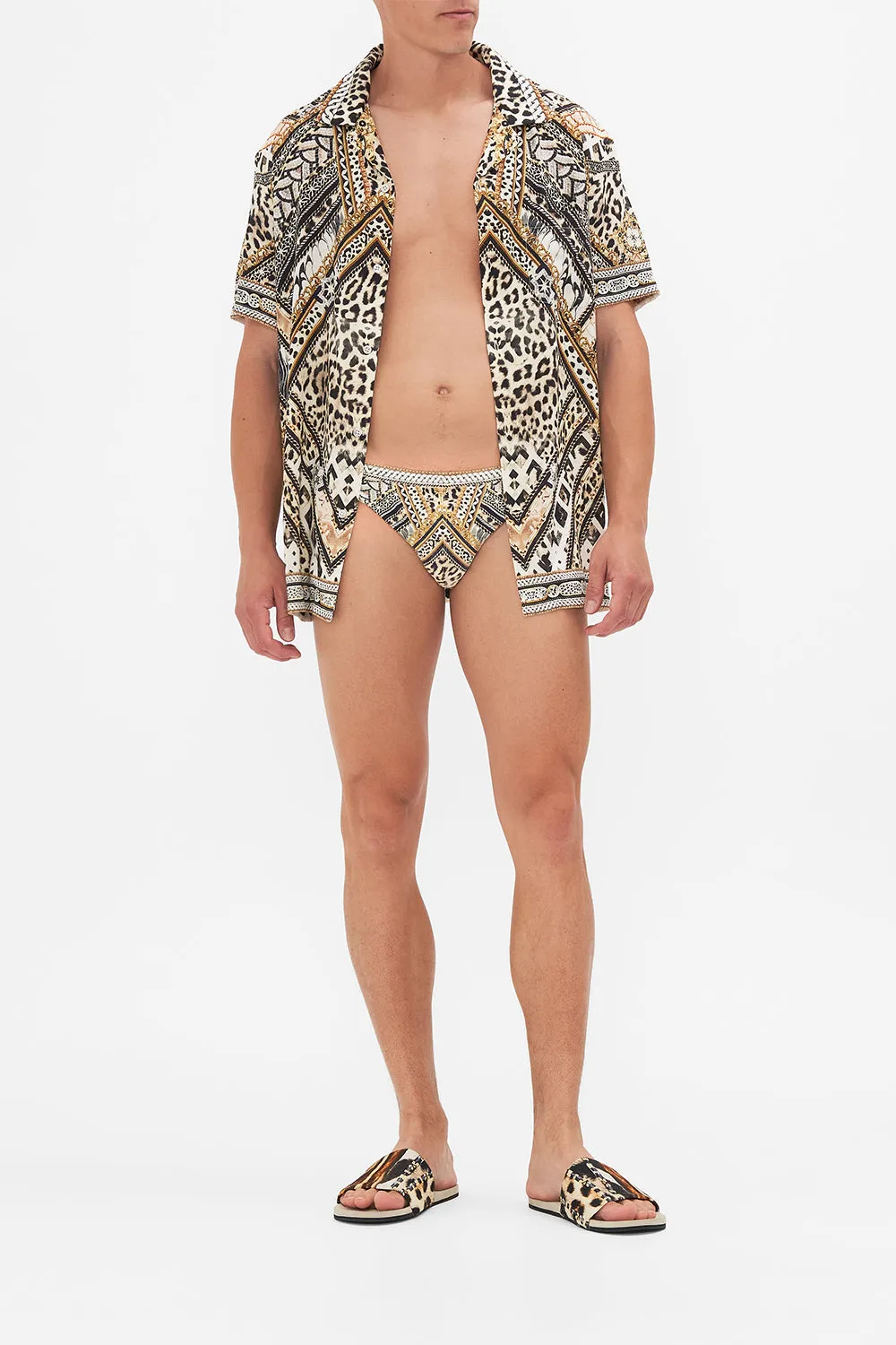 MEN'S ATHLETIC SWIM BRIEF MOSAIC MUSE