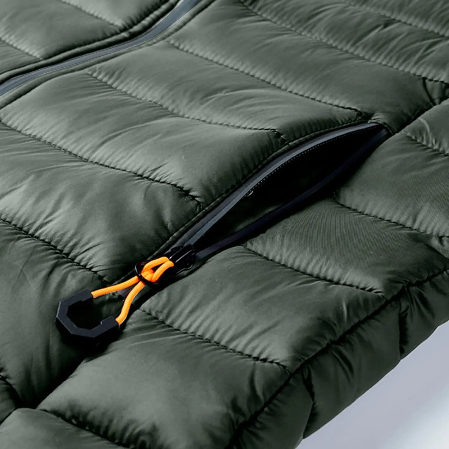 Men's Autumn And Winter Jacket Coats Leisure Plus Size Light Zip Pocket Cotton-padded Warm Soft Hooded Jacket Men Coats