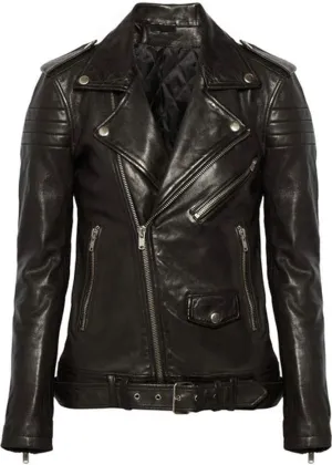 Men's Leather Jacket 8, Black