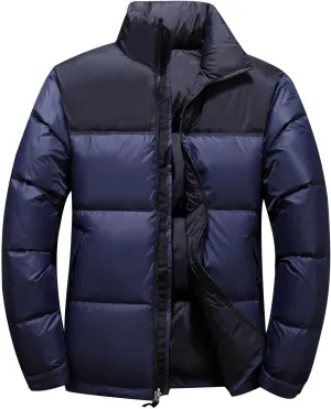 Men's Loose Plus Size Winter Fashionable Daily Retro Casual Warm Hooded Down Jacket Lined Winter Coats Men