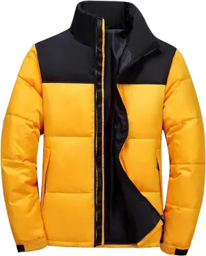 Men's Loose Plus Size Winter Fashionable Daily Retro Casual Warm Hooded Down Jacket Lined Winter Coats Men