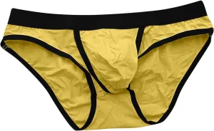 Men's Sexy Hollow Out Briefs Soft Cotton Comfort Breathable Close Fitting Underwear Naughty Cut Out Hot Male Panties