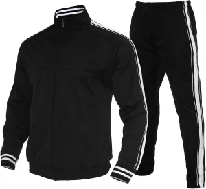 Men's Tracksuits 2 Piece Long Sleeve Athletic Full Zip Sweatsuits Jogging Suits Set