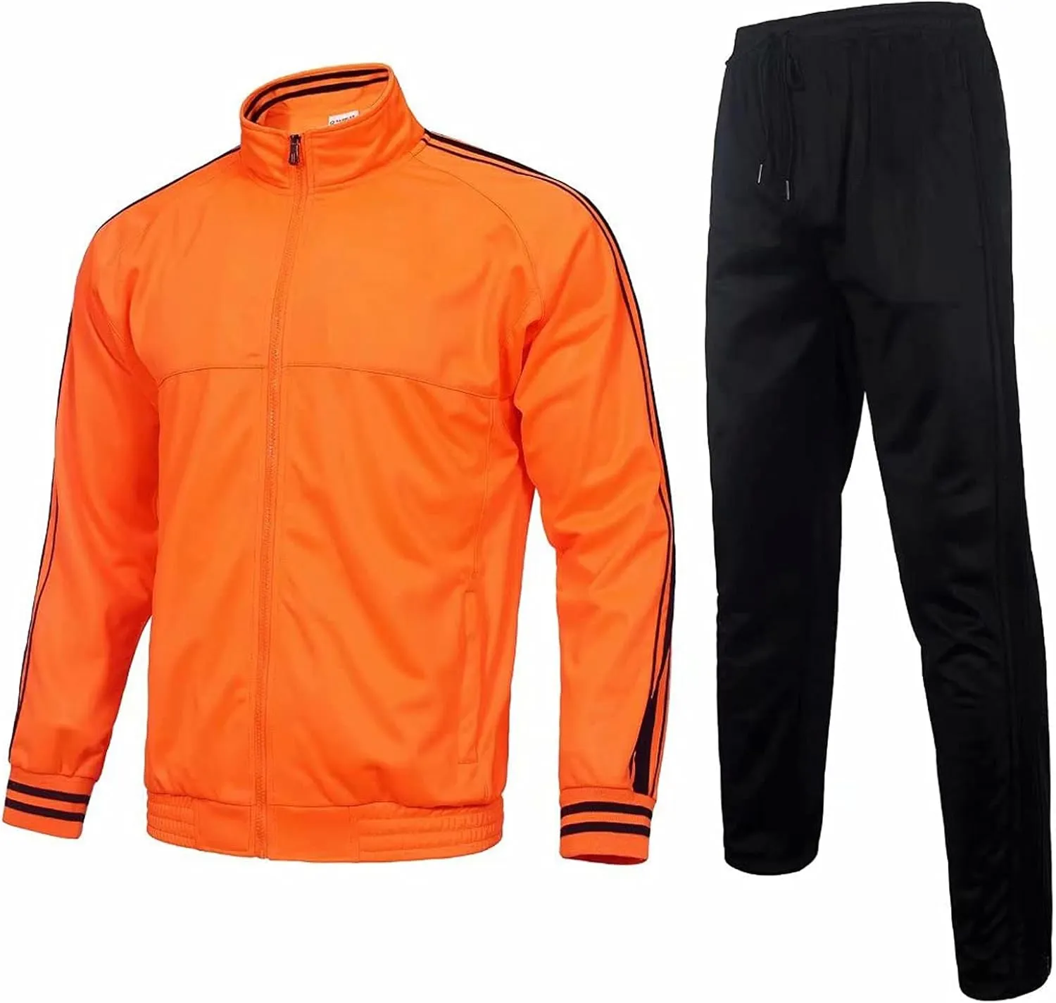 Men's Tracksuits 2 Piece Long Sleeve Athletic Full Zip Sweatsuits Jogging Suits Set