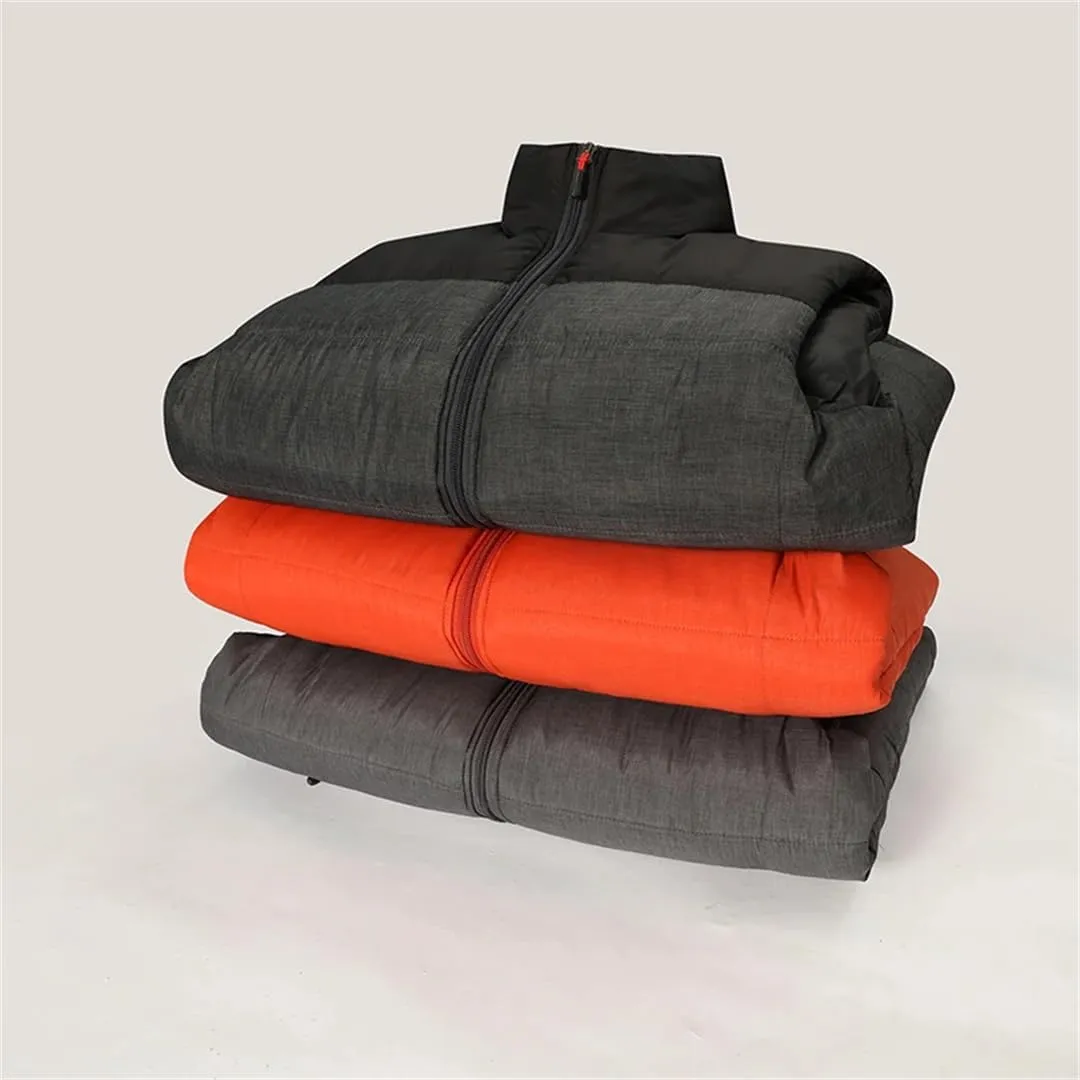 Men's Winter Warm Thick Hooded Down Vest Sleeveless Jacket Cotton Padded Work Waistcoat
