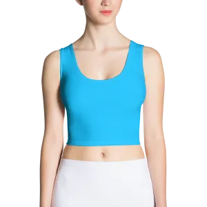Neon Blue Crop Top