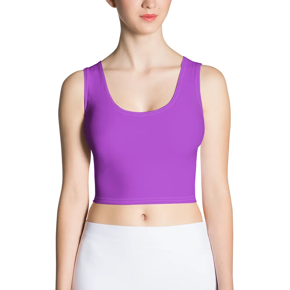 Neon Purple Crop Top