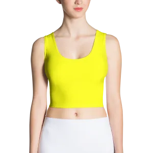 Neon Yellow Crop Top