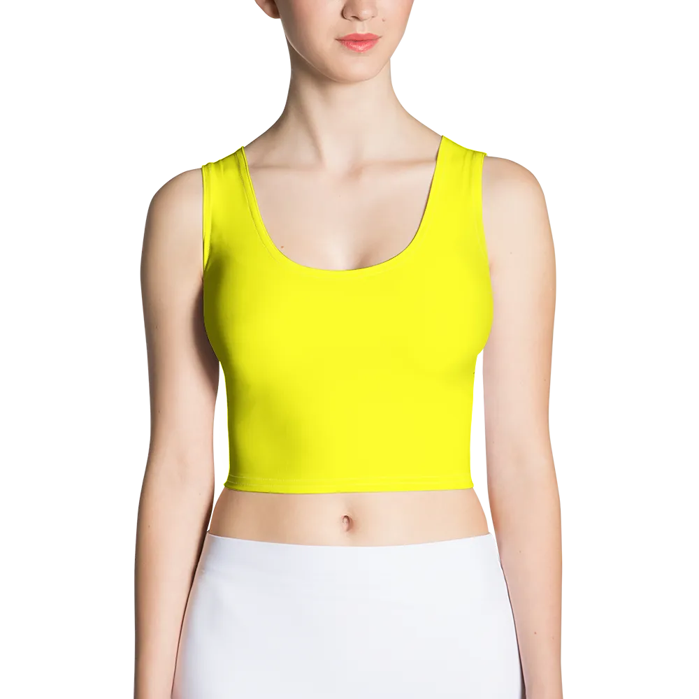Neon Yellow Crop Top