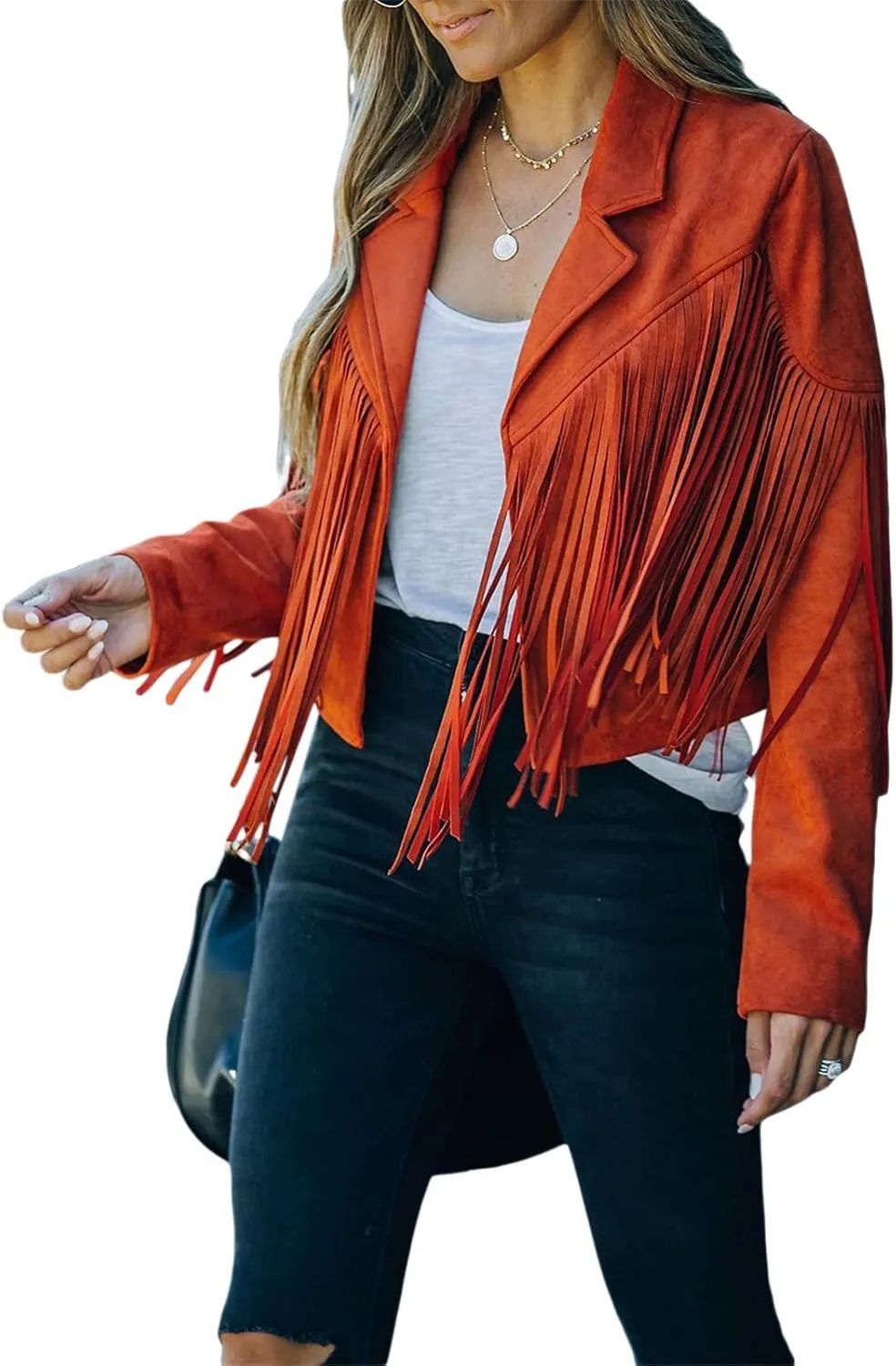 NUFIWI Women Faux Leather PU Jackets Turndown Collar Oversized Blazer Coats Motor Bike Loose Fit Pockets Outwear Fall Winter