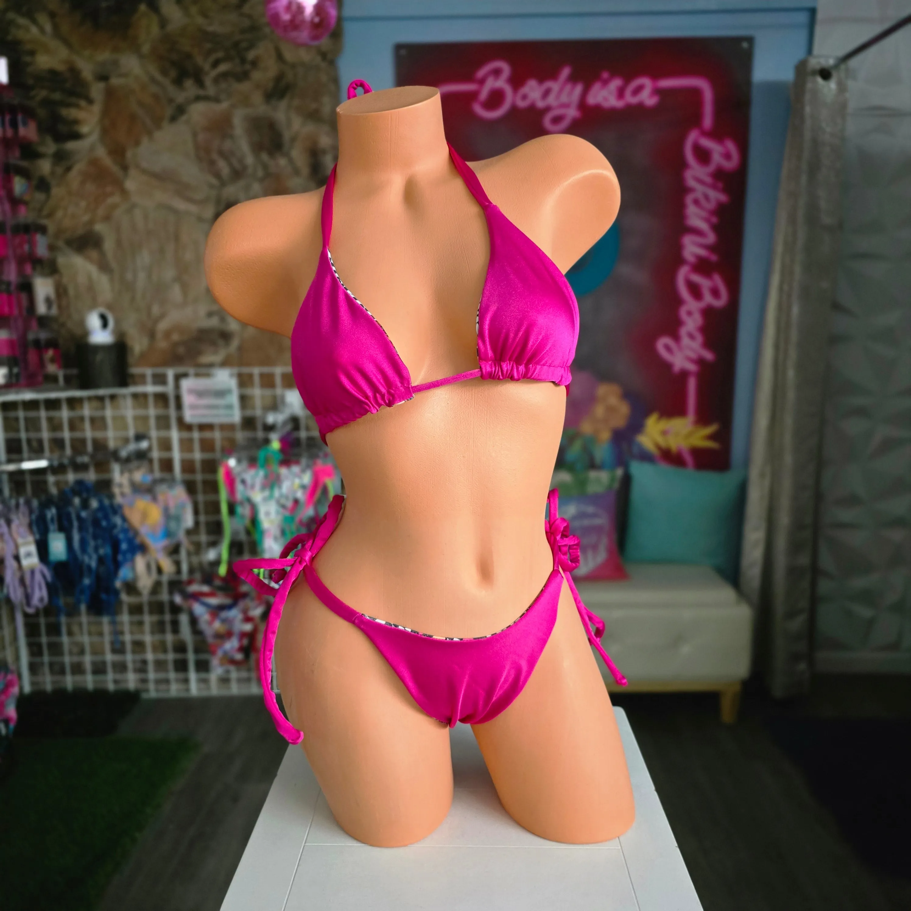 PINK-Somebody's Problem Triangle Top