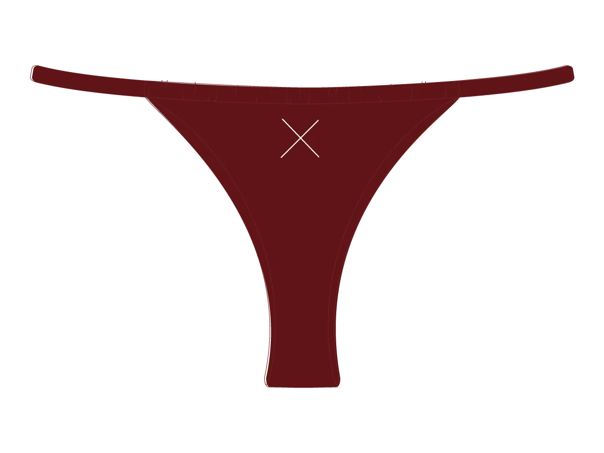 Plum Red Adjustable Bottoms