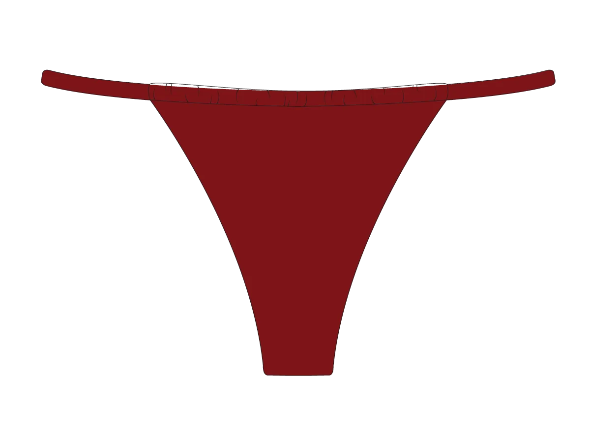 Plum Red Adjustable Bottoms