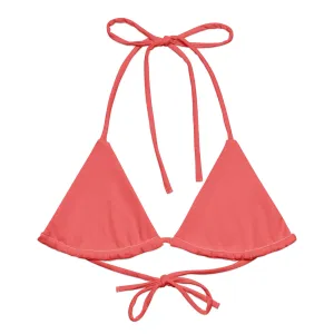 Rainbow Solid String Bikini Top