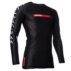 Rash Guard - Tatami Fightwear -  'Global' - Langrmet - Sort