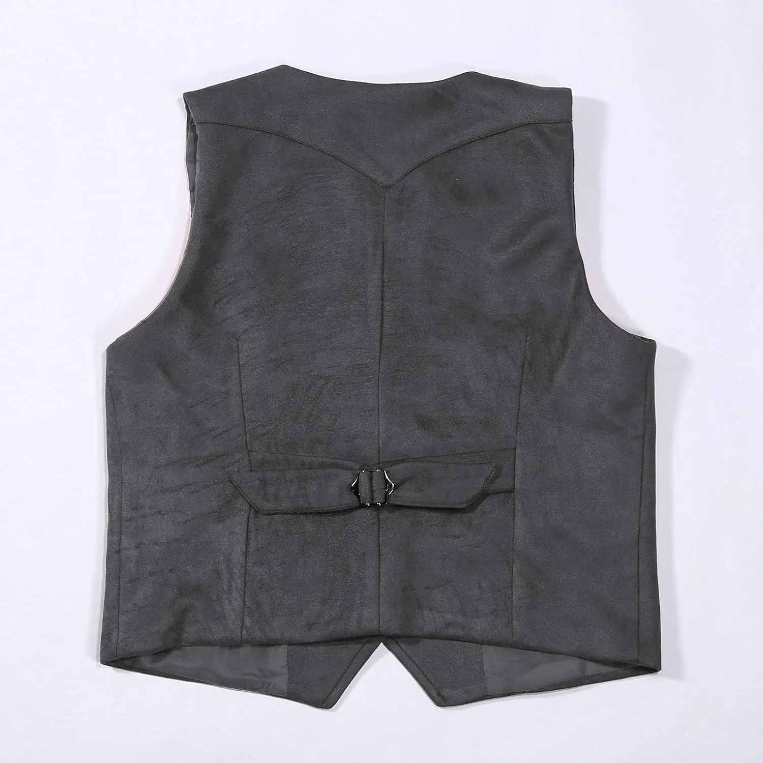 Retro Boys Cowboy Vest Suede Leather Costume Style Western Vest Vintage Waistcoat Outdoor Beer Festivals
