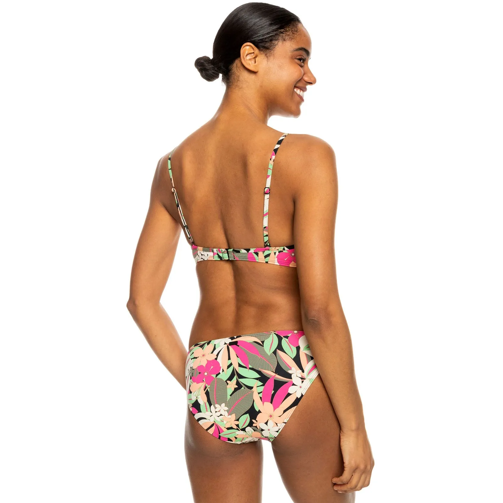 Roxy Womens Printed Beach Classics Wrap 2 Piece Bikini Set