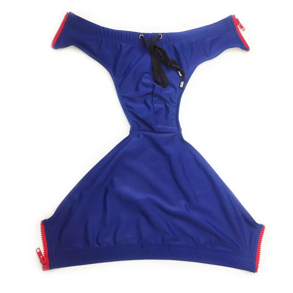 Side Zipper Swim Briefs