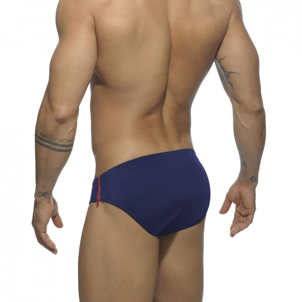 Side Zipper Swim Briefs