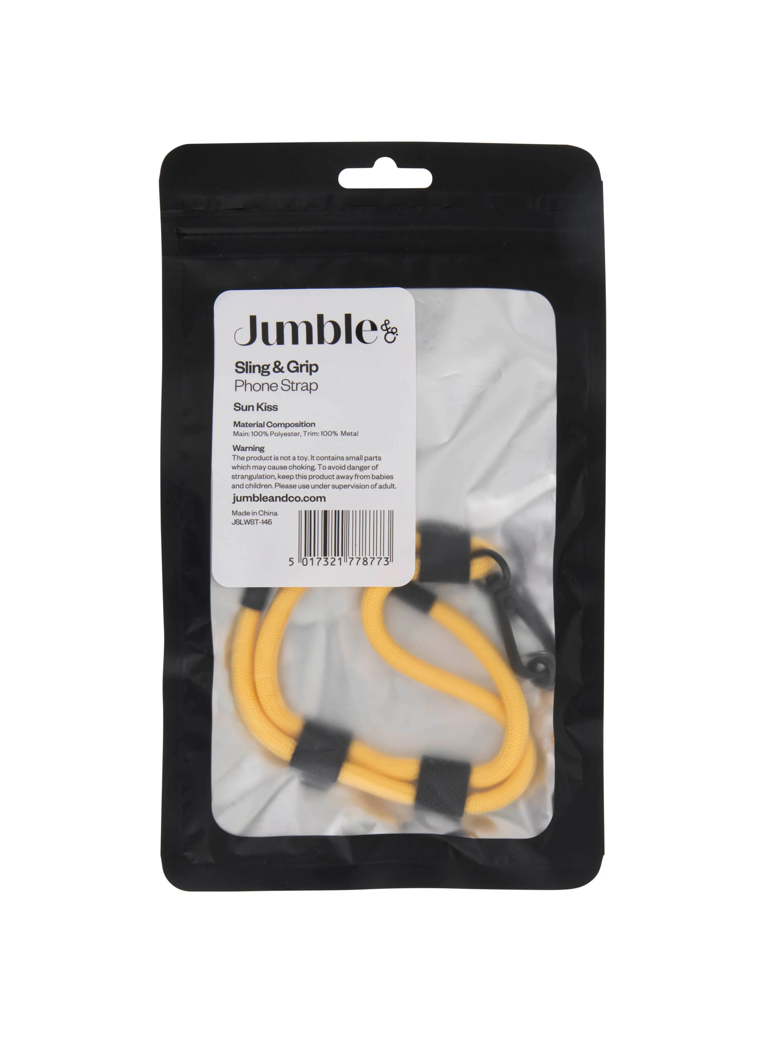 Sling & Grip Phone Strap - Yellow