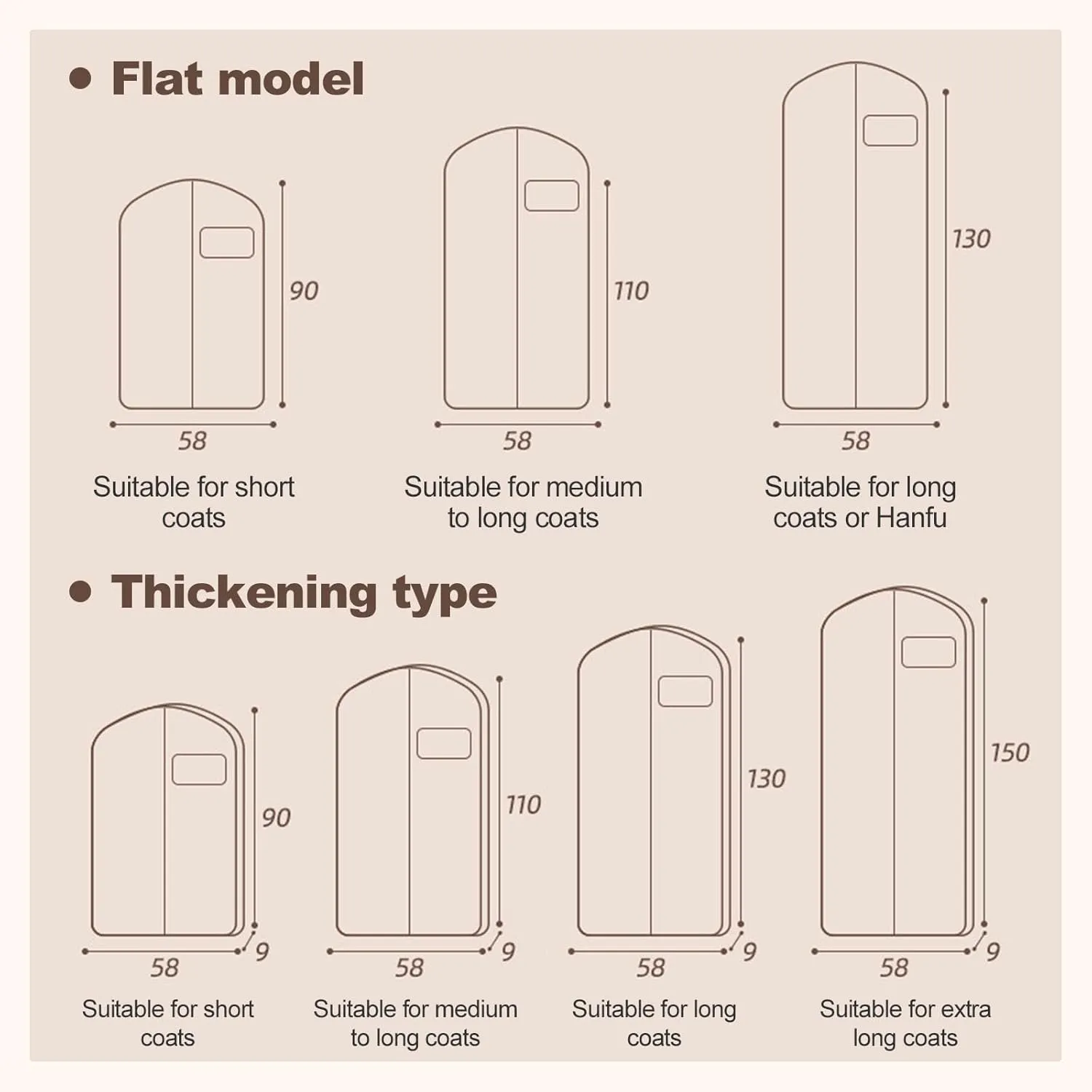 Space Saving Hanging Garment Bag with Self Compression Zipper, 2025 New Creative Closet Clothes Storage Bags, Household Hanging Clothes Dust Cover for Coats,Down,Jackets,Suits (Blue, X-Large)