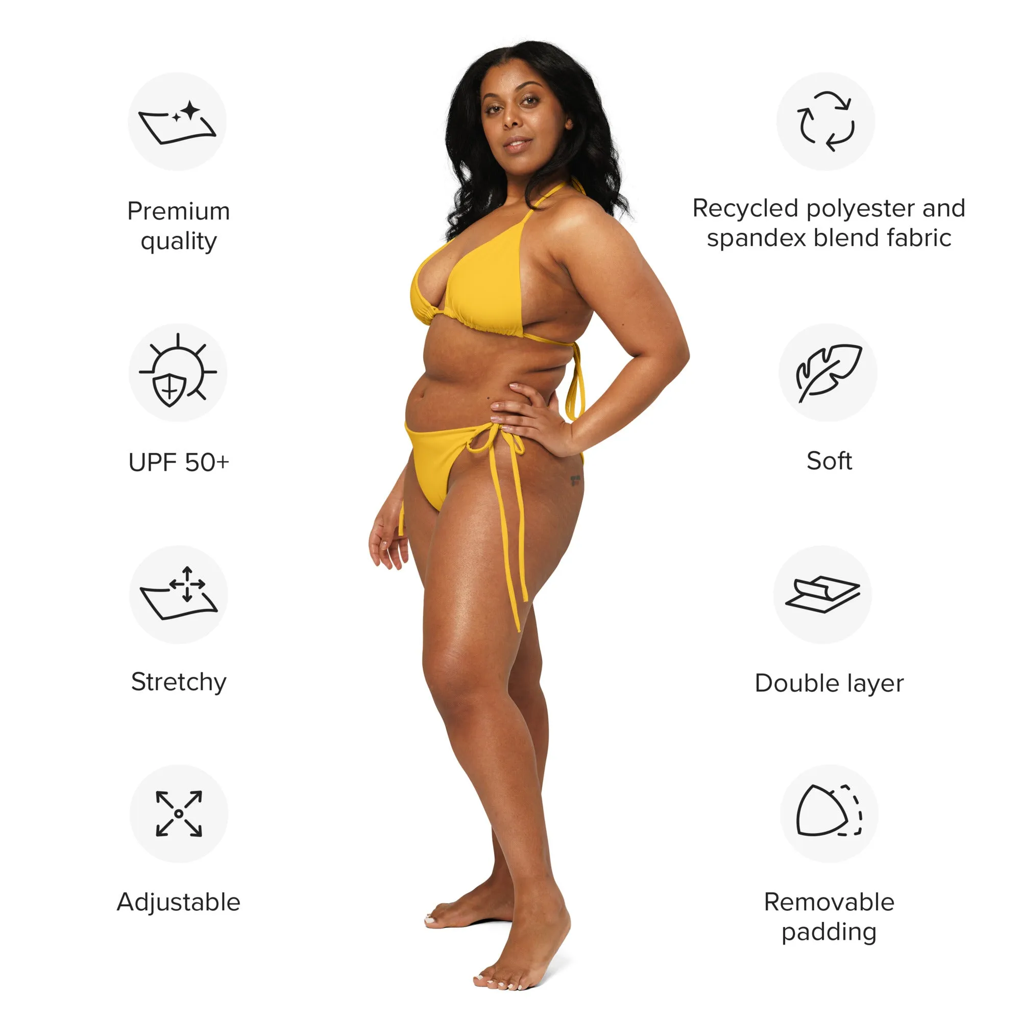 String Bikini (Glamourange Women Swimwear By Colours - 005 Model)